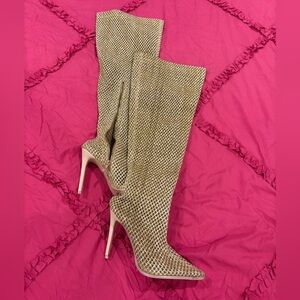 Shane Justin Woven Heeled Boots